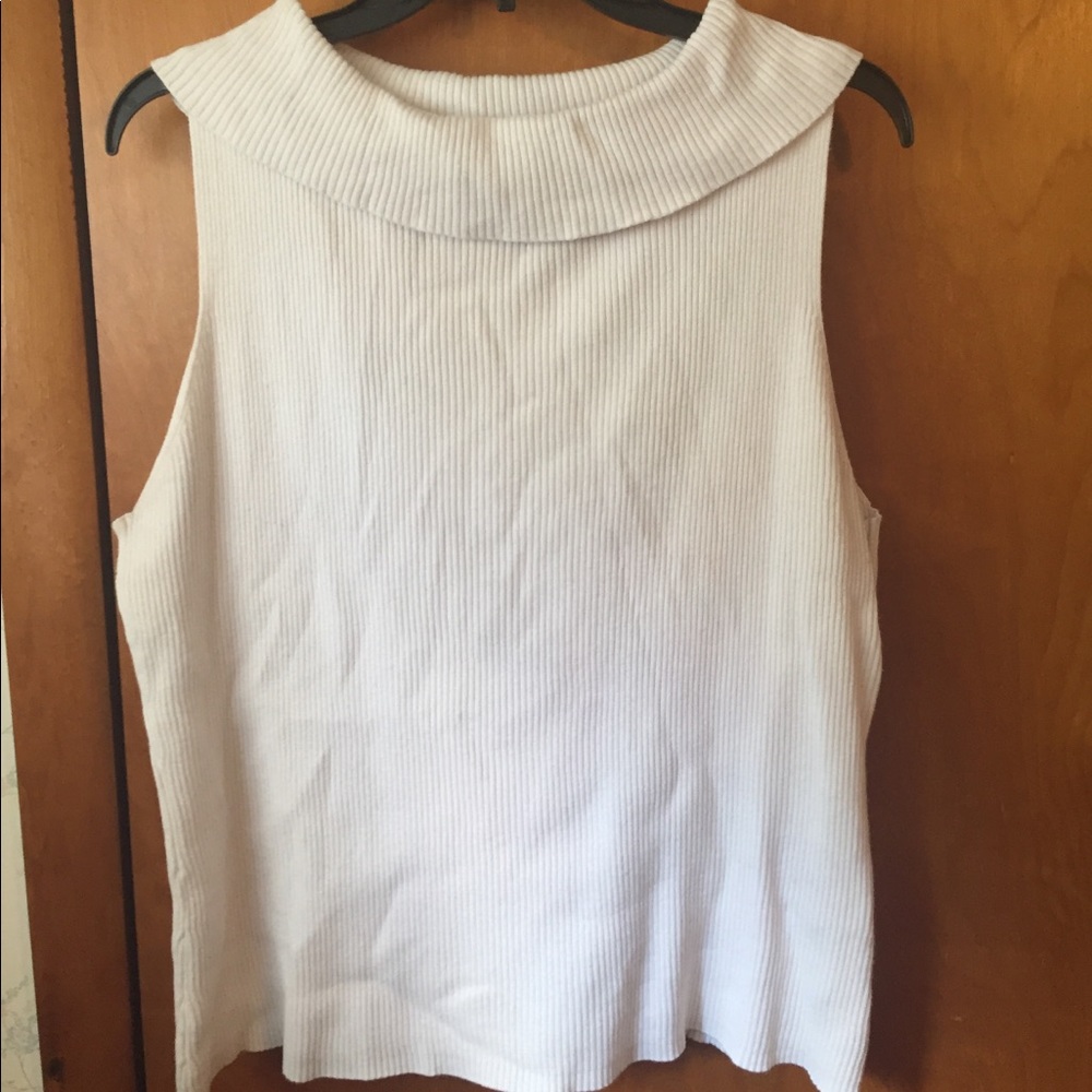 VTG Vintage 90’s Pierre Cardin white sweater tank